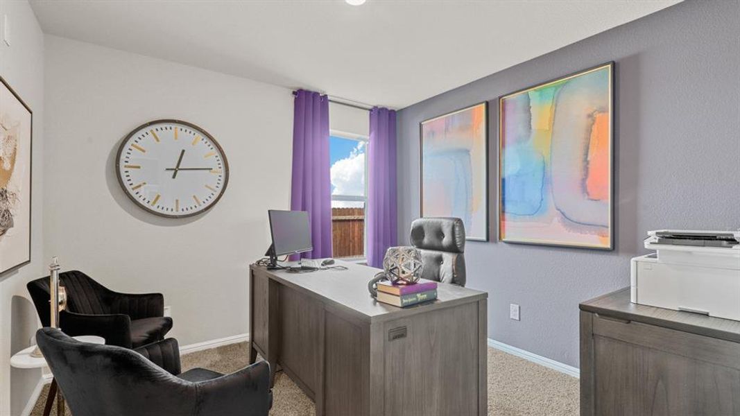 Furnished interior view inside a new home in Townes Landing, Fort Worth (Image 36).