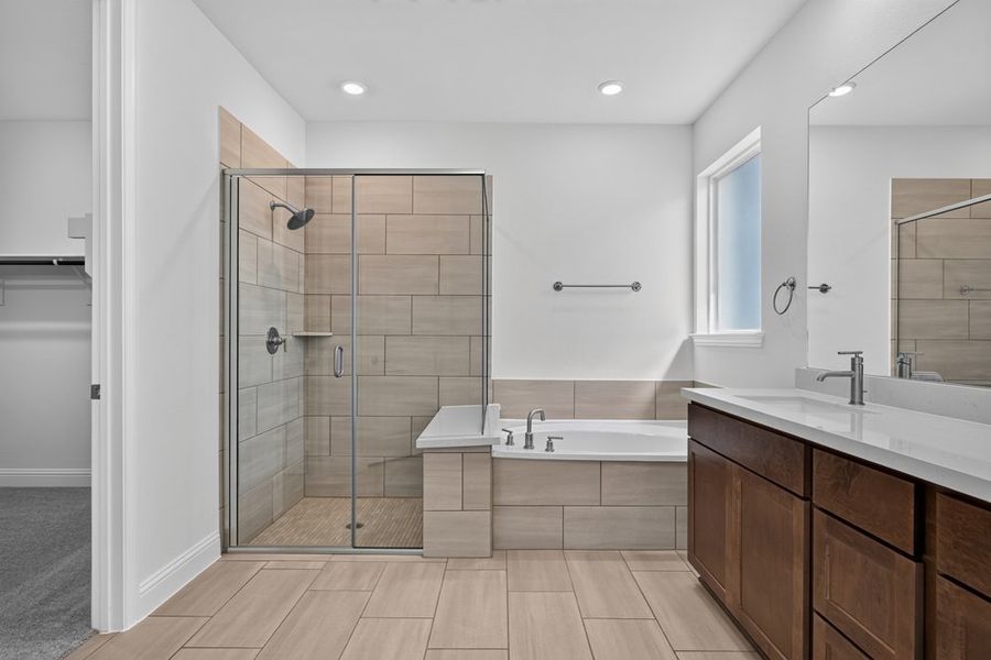 Furnished interior view inside a new home in South Oak, Lakewood Village (Image 5).