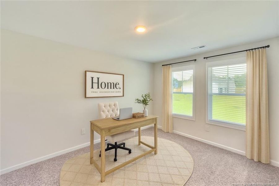 Flex Room downstairs-VIRTUALLY STAGED