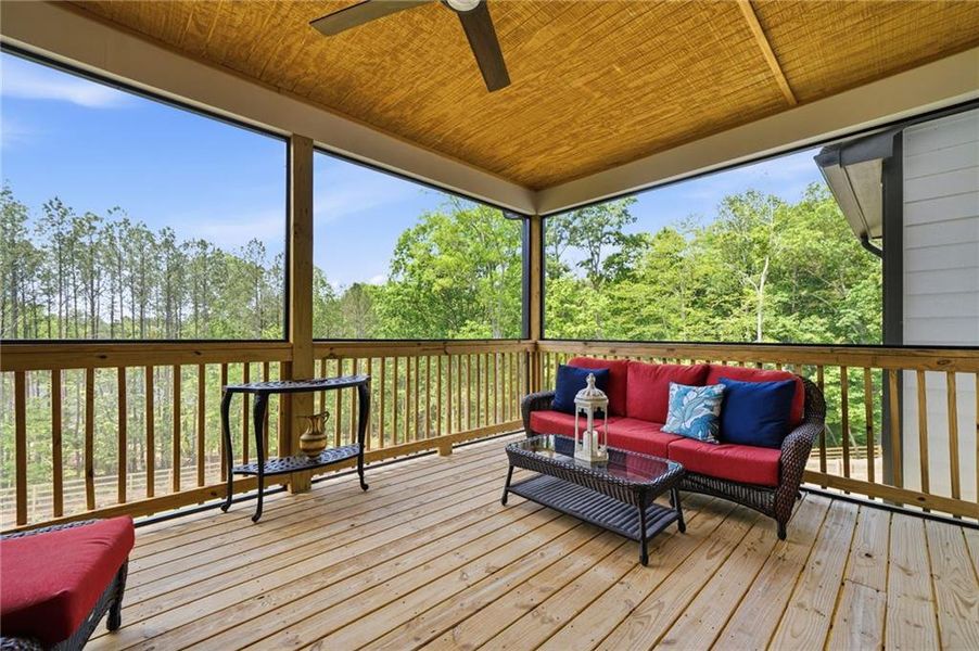 Exterior details and patio area of a home in , Canton (Image 4).