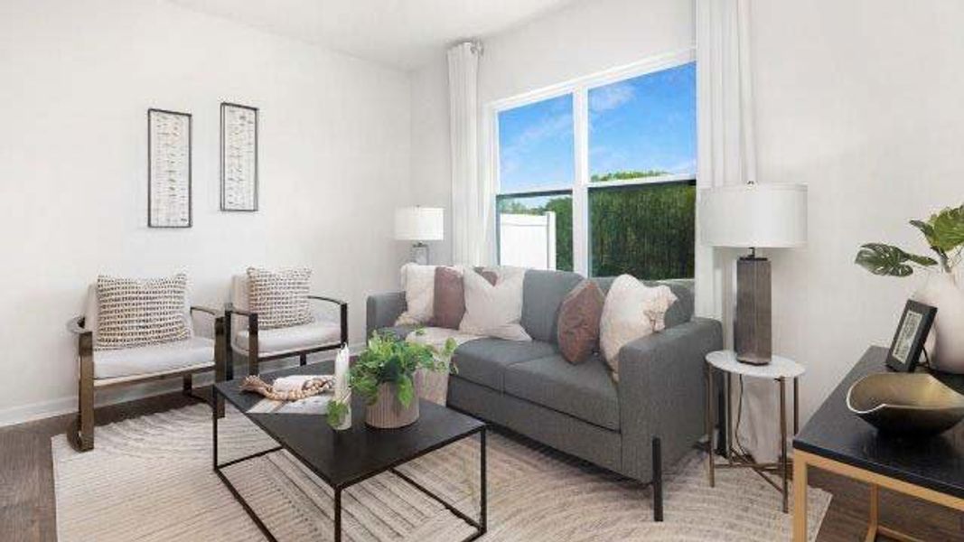 Furnished interior view inside a new home in Providence Walk, Hendersonville (Image 5).