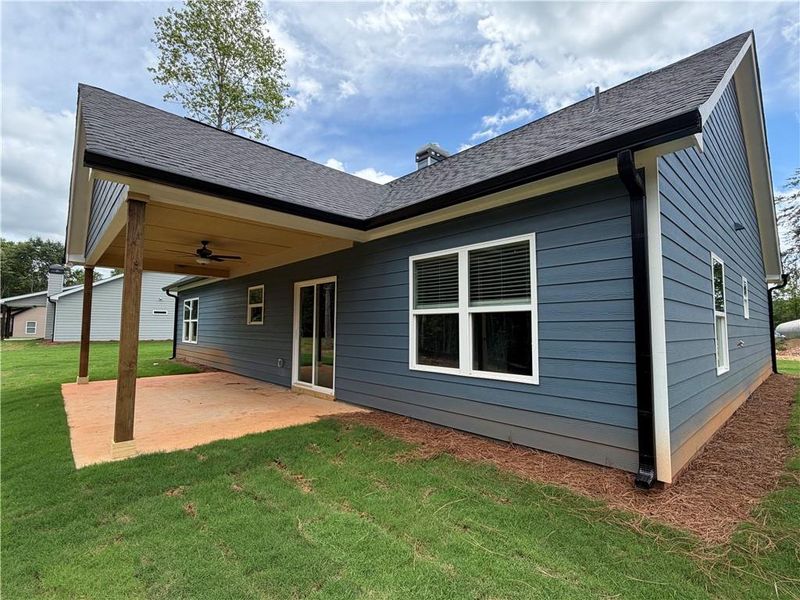 Exterior details and patio area of a home in , Clarkesville (Image 17). Exterior details and patio area of a home in , Clarkesville (Image 17).
