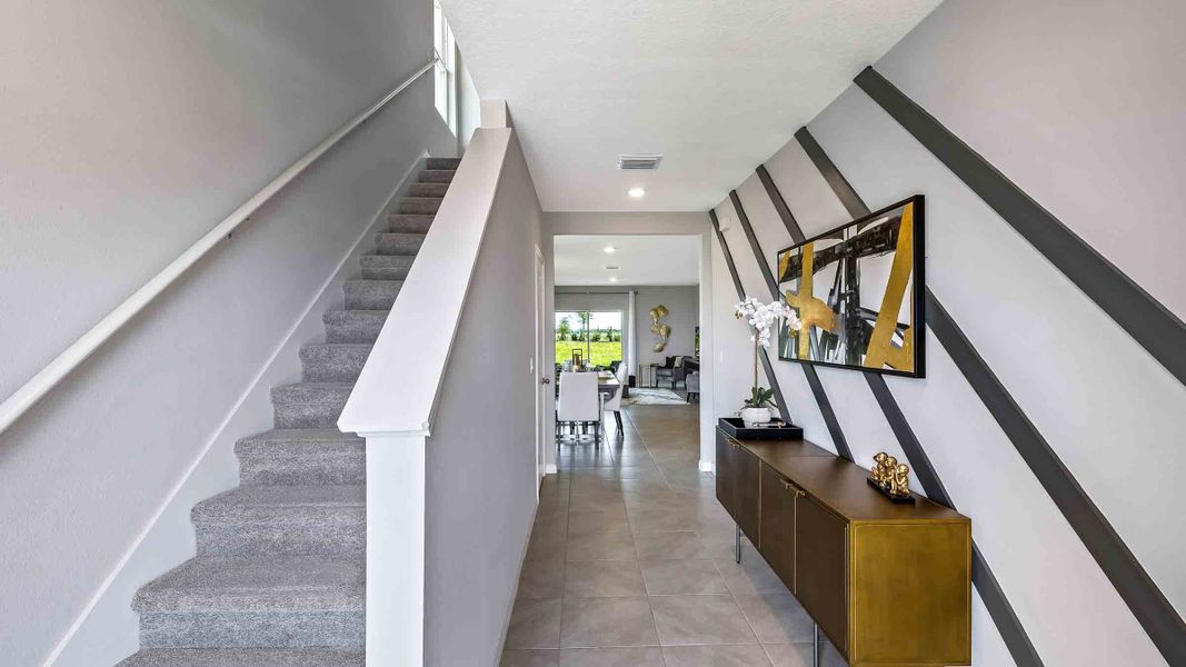 Representative unfurnished interior of a home built from the Robie II by D.R. Horton in Star Farms at Lakewood Ranch, Bradenton (Image 19).