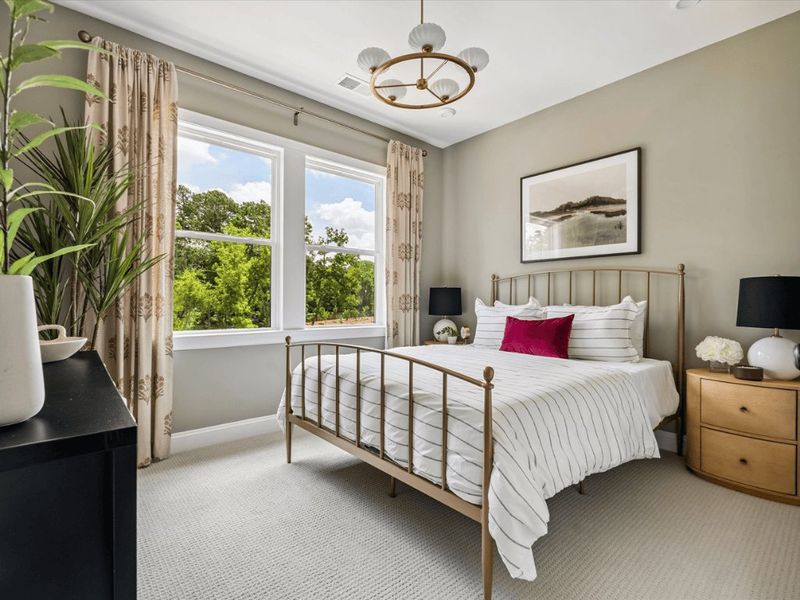 Furnished interior view inside a new home in Bellflower, Charlotte (Image 8).