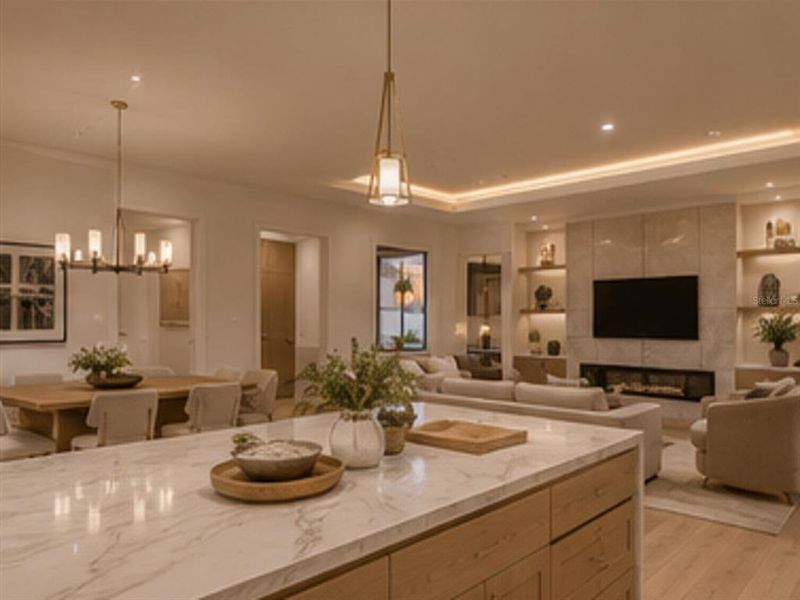 Furnished interior view inside a new home in , Port Charlotte (Image 5).