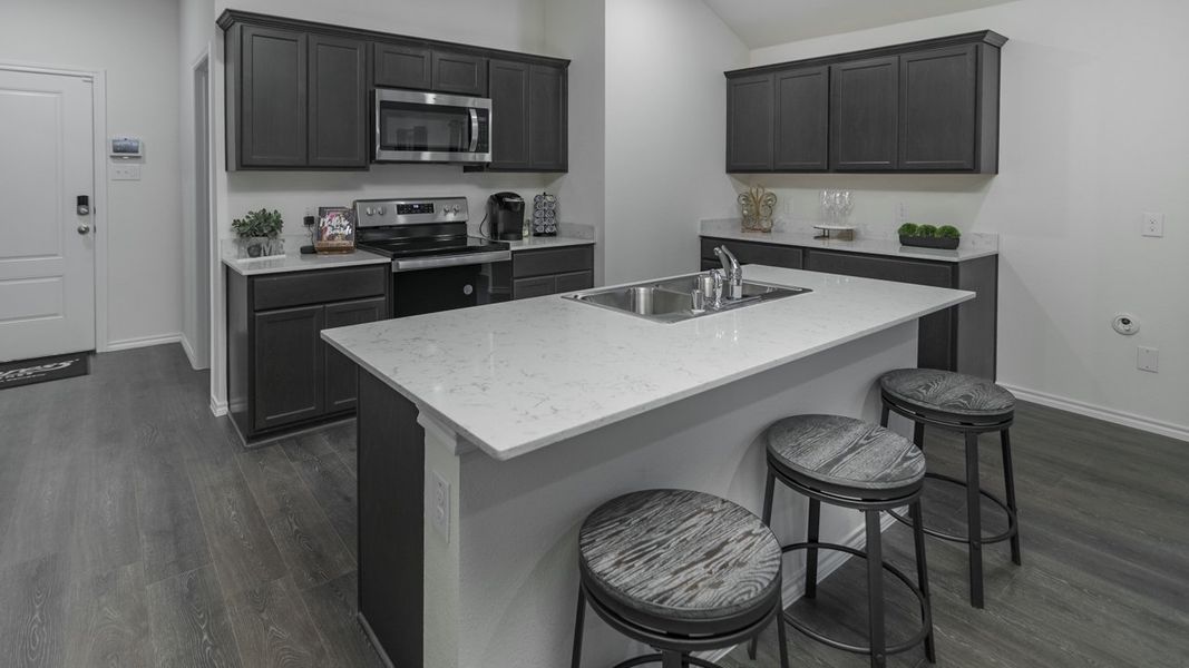 Furnished interior view inside a new home in Valor Farms, Royse City (Image 9).