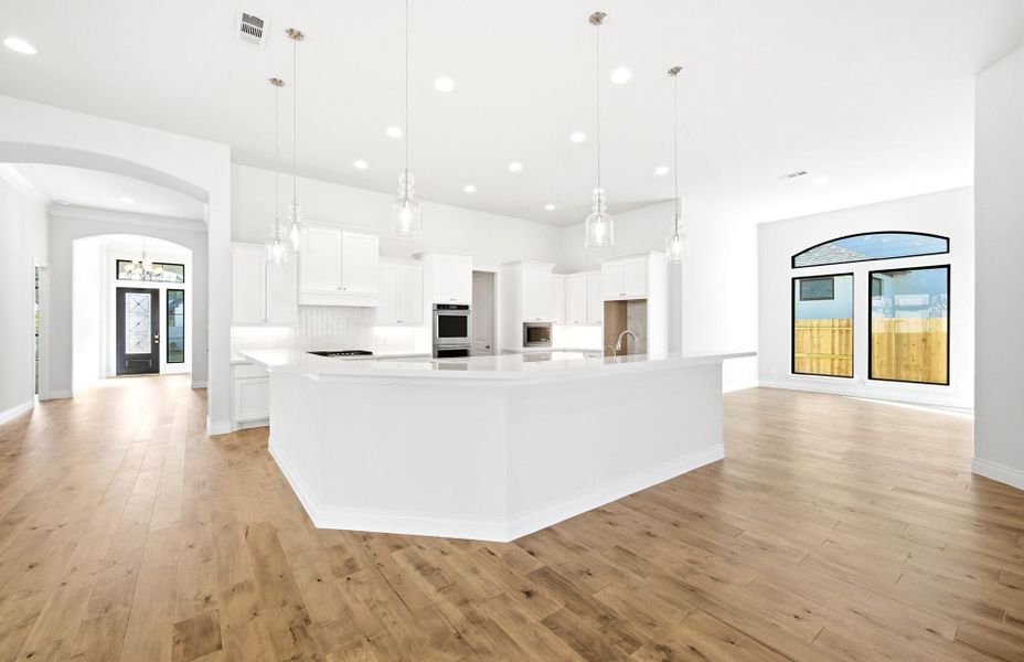 Furnished interior view inside a new home in Artavia 70′, Conroe (Image 14).