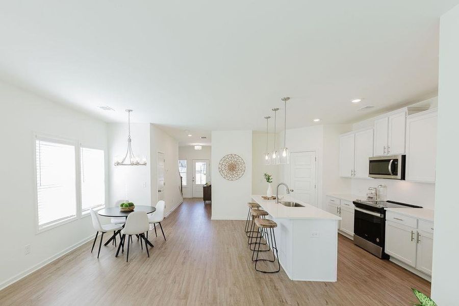 Furnished interior view inside a new home in Downtown Fausett, Dawsonville (Image 25).