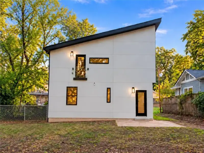 Exterior details and patio area of a home in , Atlanta (Image 3).
