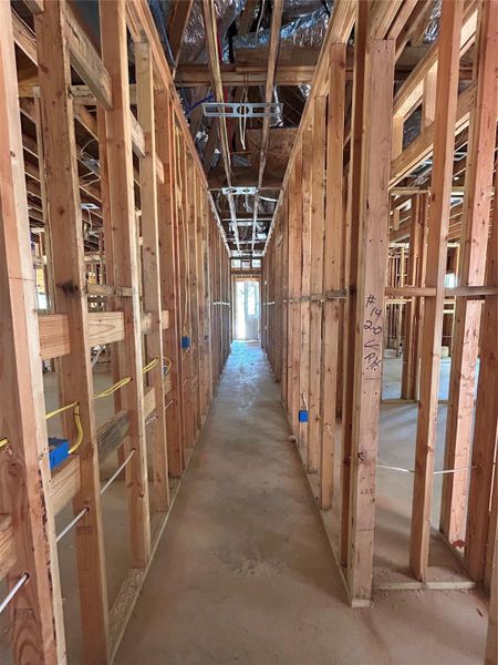 Hallway to Secondary bedroom and Private Mother In Law Suite