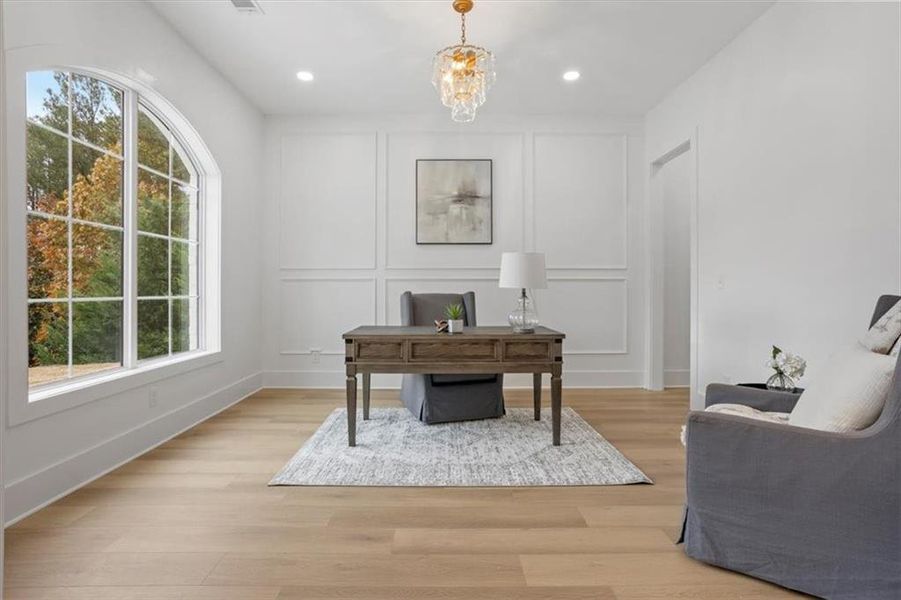 Furnished interior view inside a new home in , Canton (Image 44).