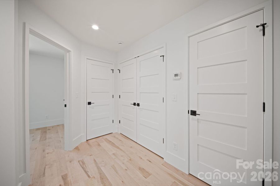 Laundry closet and extra storage space