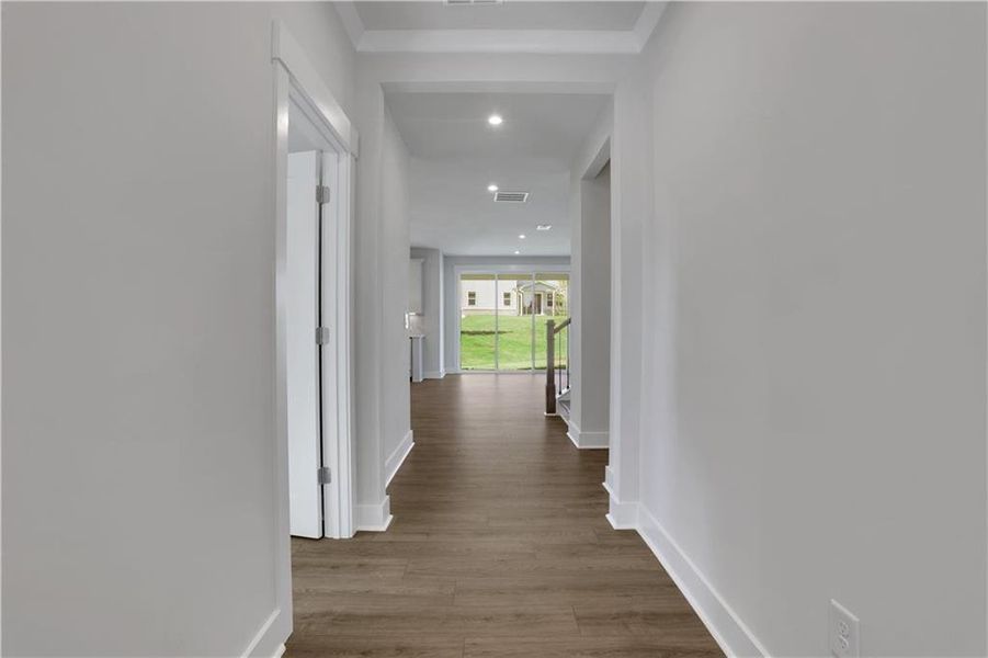 Spacious, unfurnished interior of a new home in The Paddocks at Doc Hughes, Buford (Image 17).