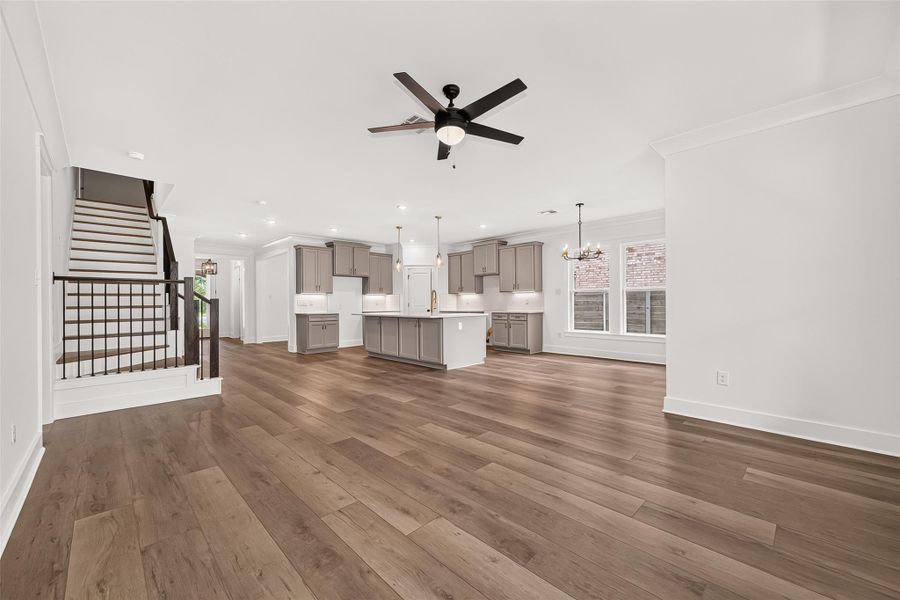 Spacious, unfurnished interior of a new home in Two Step Farm, Montgomery (Image 26). Spacious, unfurnished interior of a new home in Two Step Farm, Montgomery (Image 26).
