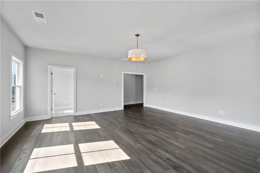 Spacious, unfurnished interior of a new home in Crossroads, Milton (Image 33). Spacious, unfurnished interior of a new home in Crossroads, Milton (Image 33).