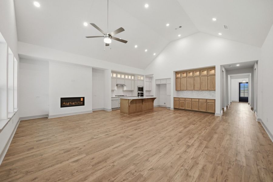 Representative Family Room - some options shown Representative Family Room - some options shown