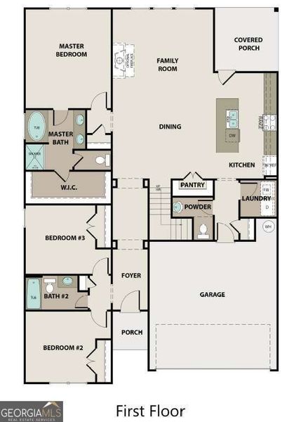 2D floor plan layout of this home in Killian Manor at The Adares, Adairsville, GA (Image 3). 2D floor plan layout of this home in Killian Manor at The Adares, Adairsville, GA (Image 3).
