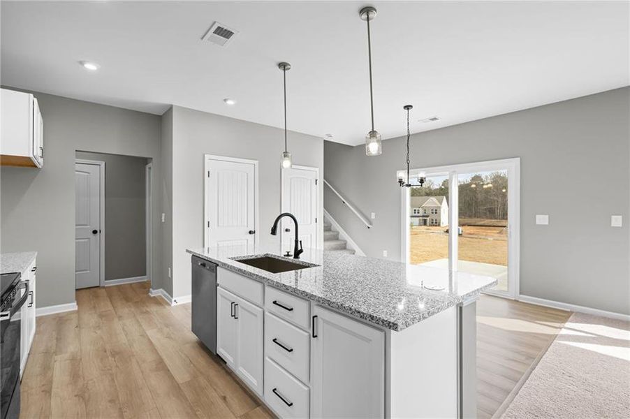 Furnished interior view inside a new home in Twin Lakes, Hoschton (Image 5). Furnished interior view inside a new home in Twin Lakes, Hoschton (Image 5).