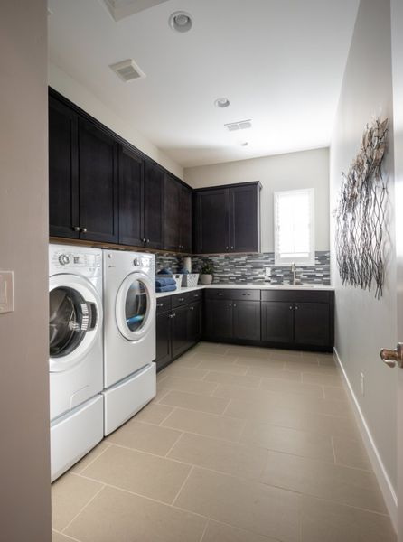 Furnished interior view inside a new home in Elegance at Eastmark, Mesa (Image 49).