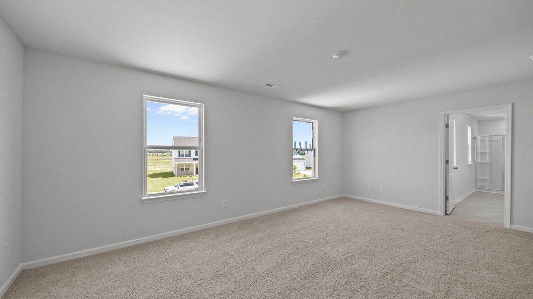 Spacious, unfurnished interior of a new home in Villa Grande, Winterville (Image 27). Spacious, unfurnished interior of a new home in Villa Grande, Winterville (Image 27).