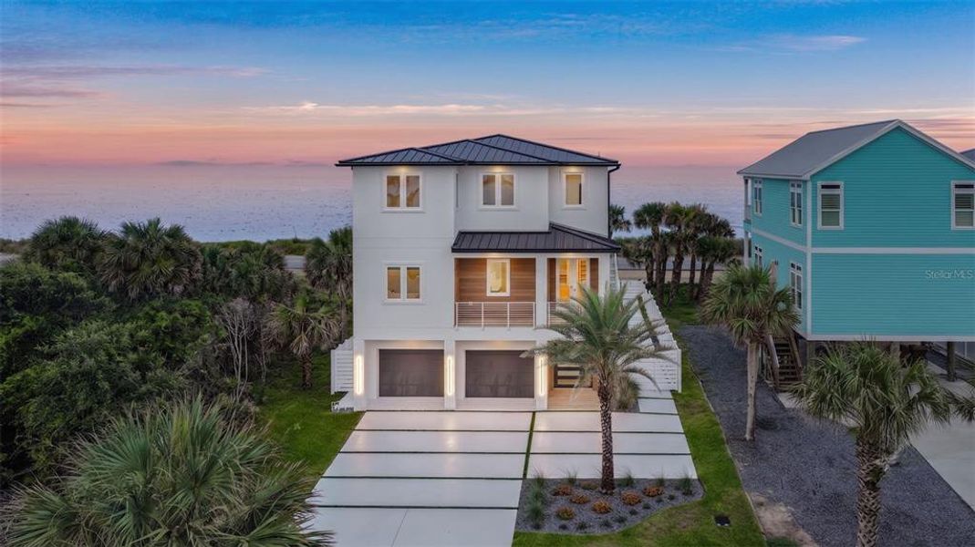Front exterior of a new home in , Flagler Beach, FL, highlighting curb appeal (Image 30).