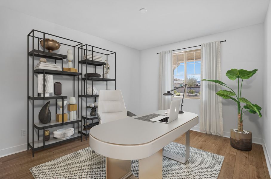 Furnished interior view inside a new home in Allen Ranches, Litchfield Park (Image 9).