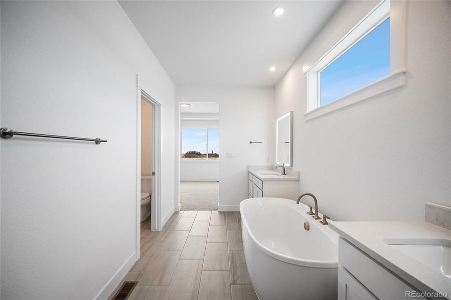 Furnished interior view inside a new home in Jackson Creek, Monument (Image 11).