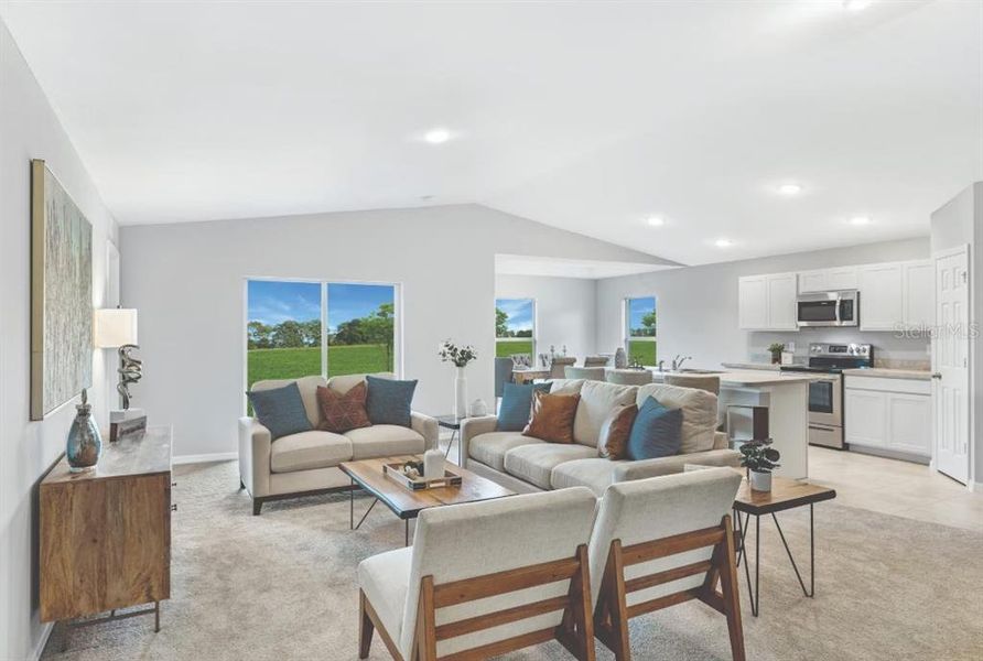 Furnished interior view inside a new home in , Citrus Springs (Image 5). Furnished interior view inside a new home in , Citrus Springs (Image 5).