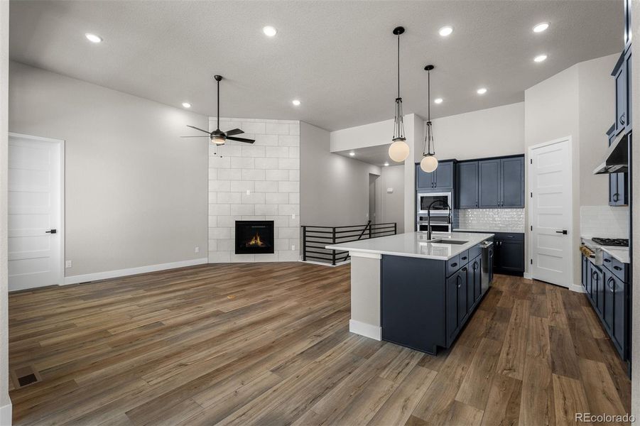 Furnished interior view inside a new home in Cloverleaf – Mountainview Collection, Monument (Image 10).