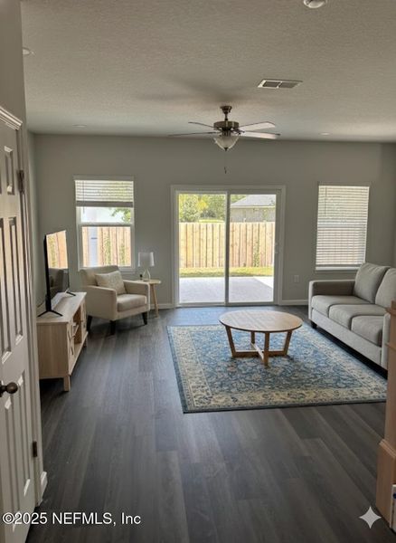 Furnished interior view inside a new home in , Jacksonville (Image 5). Furnished interior view inside a new home in , Jacksonville (Image 5).
