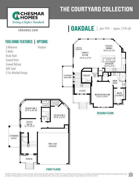Oakdale Floor Plan Oakdale Floor Plan