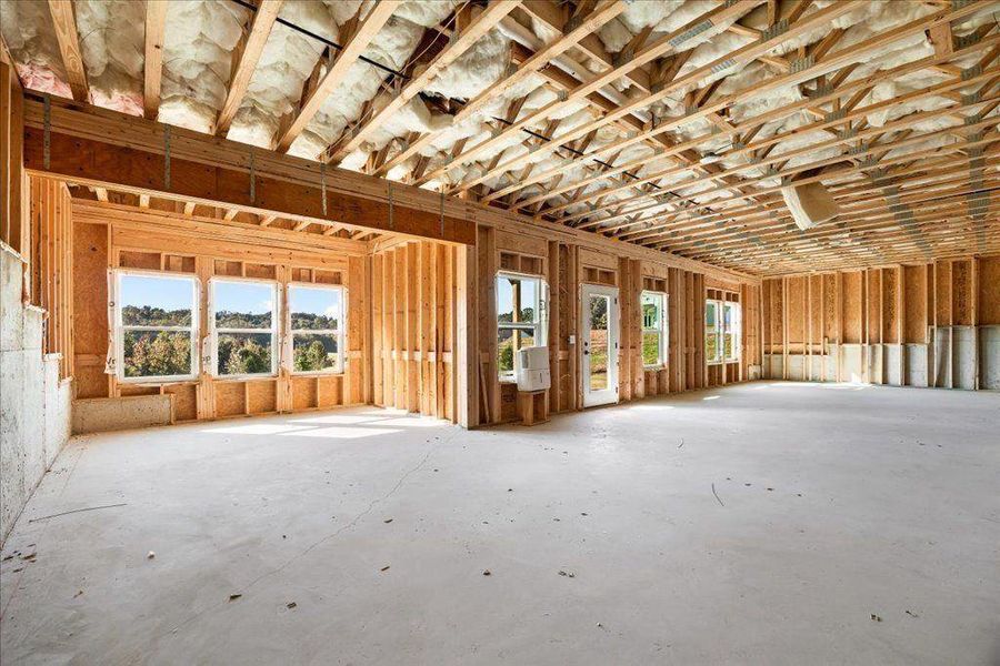 In-progress construction of a new home in Brooks Pond, Cumming, GA (Image 45).