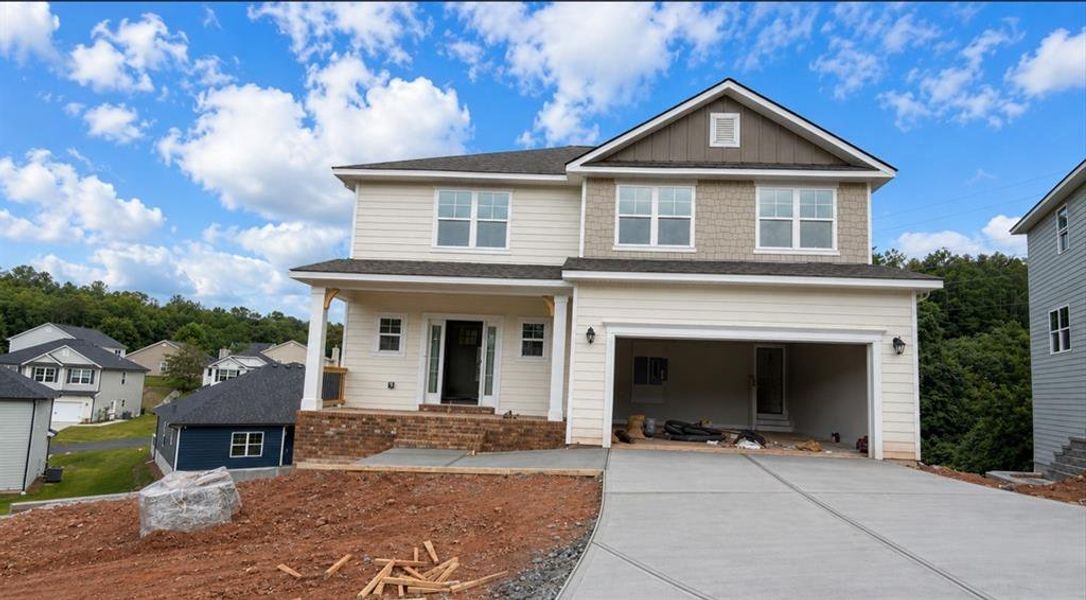 In-progress construction of a new home in Habersham Meadows, Demorest, GA (Image 21). In-progress construction of a new home in Habersham Meadows, Demorest, GA (Image 21).