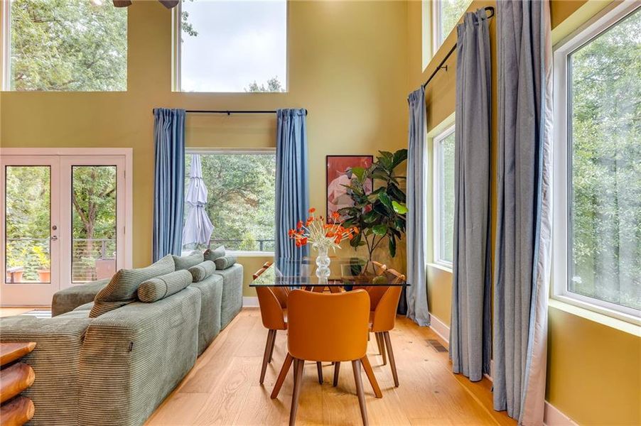 Furnished interior view inside a new home in , Atlanta (Image 10). Furnished interior view inside a new home in , Atlanta (Image 10).