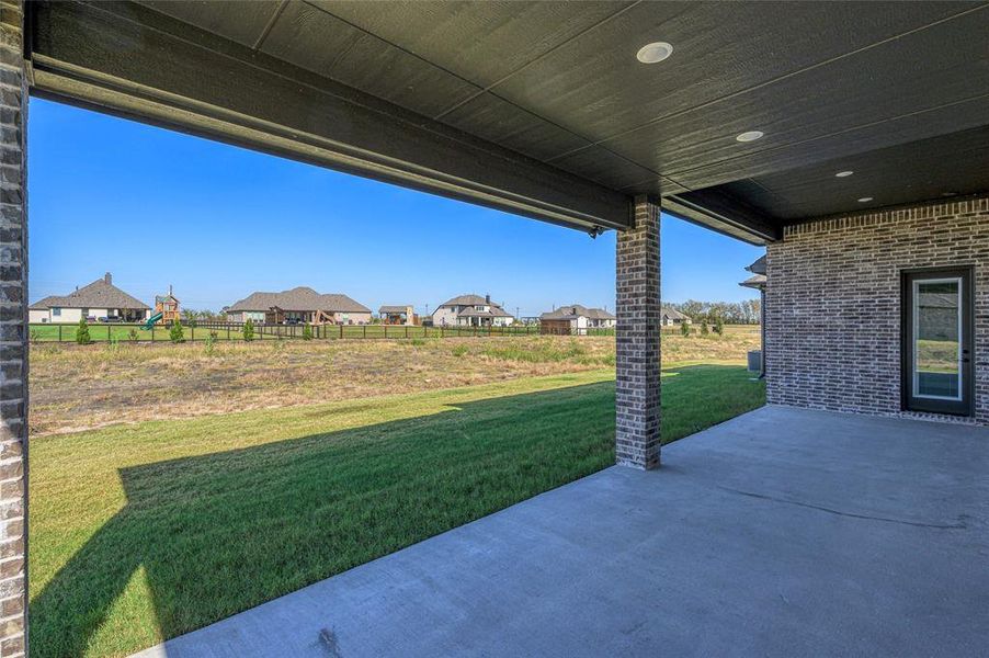 View of patio / terrace with a residential view
