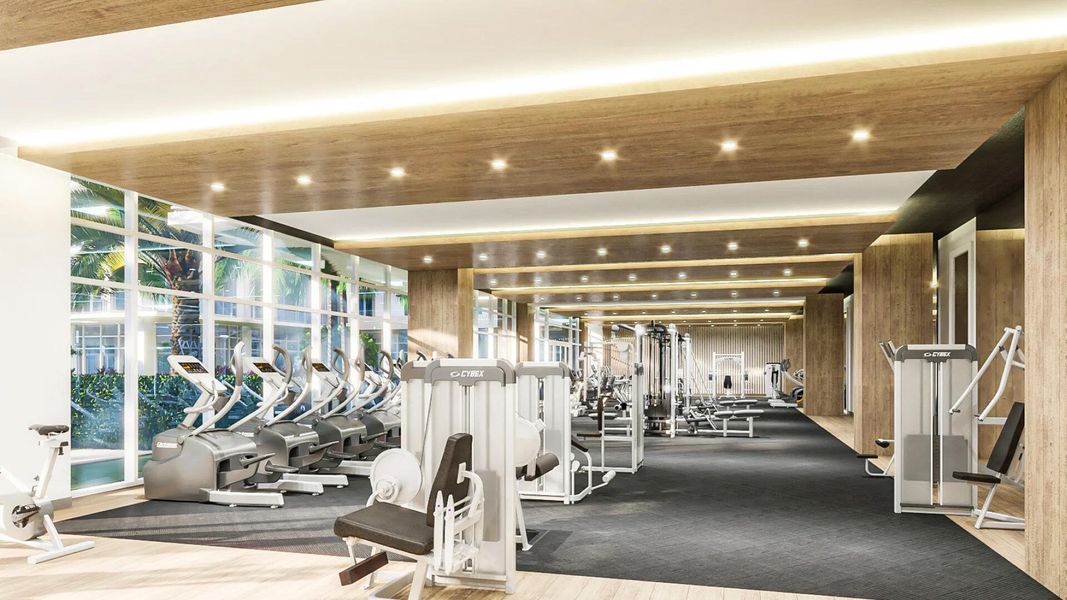 Fitness Center (Rendering) Fitness Center (Rendering)
