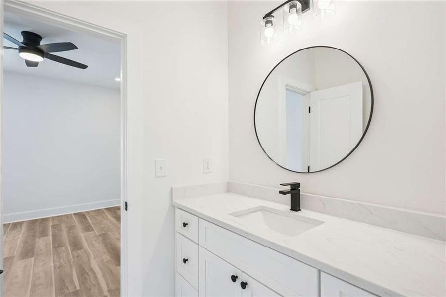 Furnished interior view inside a new home in , Atlanta (Image 9).