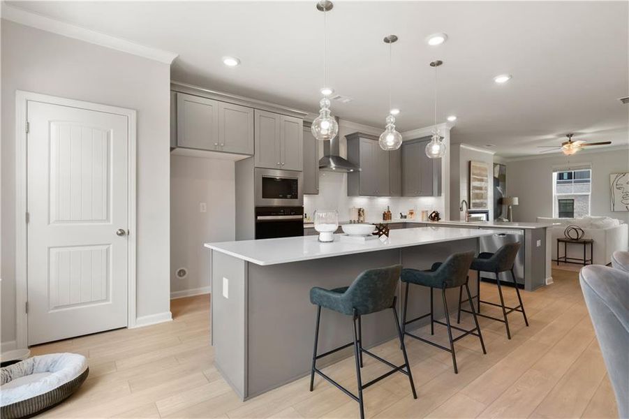 Furnished interior view inside a new home in Silverock, McDonough (Image 16).