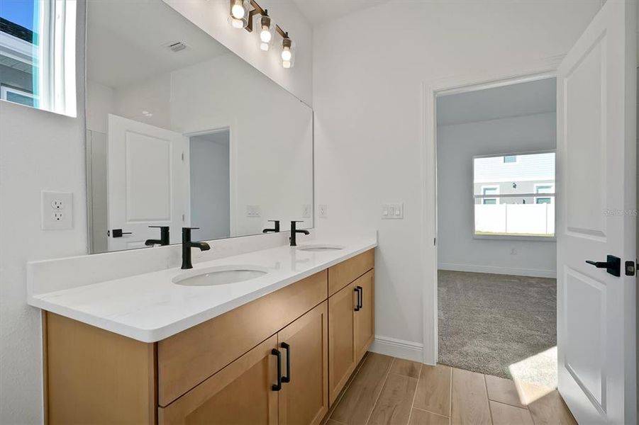 Furnished interior view inside a new home in Prairie Oaks, St. Cloud (Image 10).