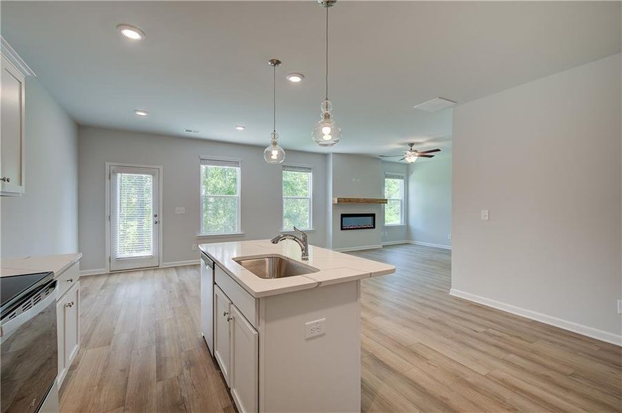 Furnished interior view inside a new home in Westminster, Covington (Image 8).