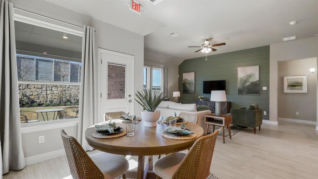 Furnished interior view inside a new home in Treeline, Justin (Image 5).