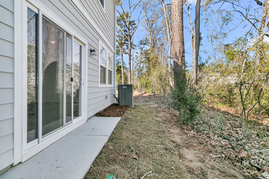 Exterior details and patio area of a home in , Summerville (Image 4). Exterior details and patio area of a home in , Summerville (Image 4).