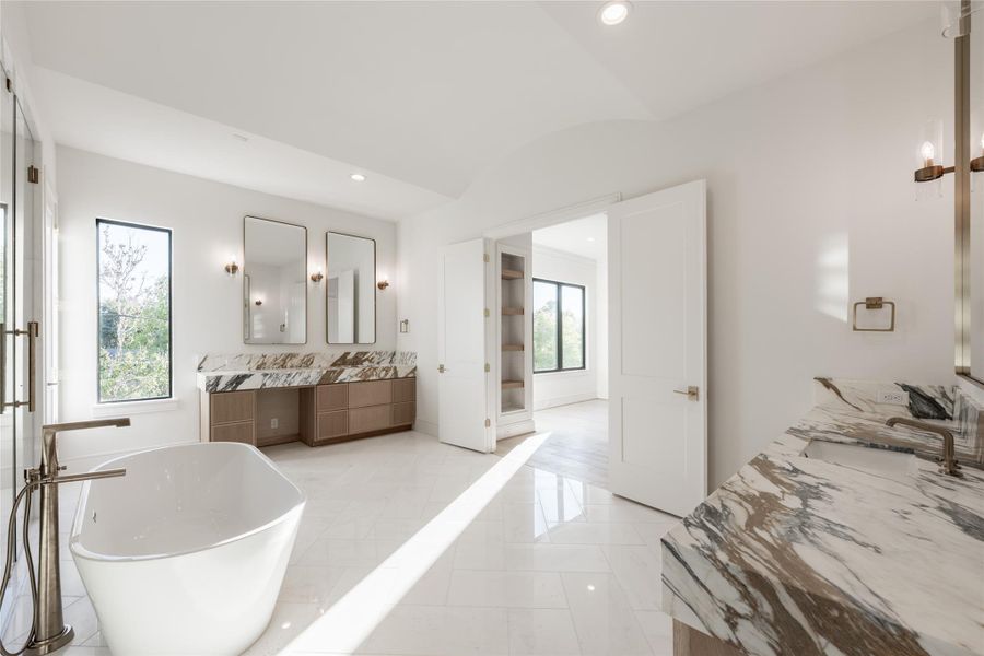 Furnished interior view inside a new home in , Bellaire (Image 5).