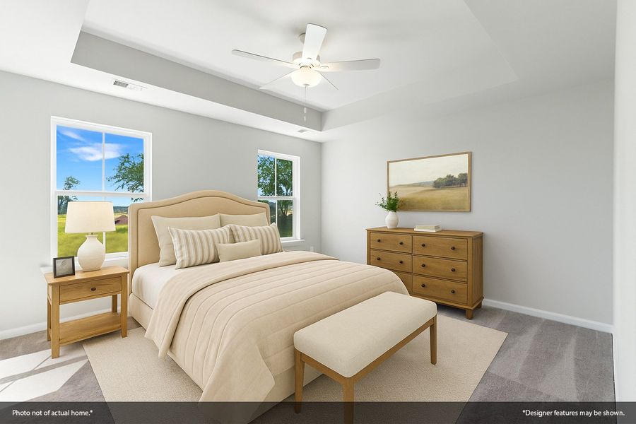 Furnished interior view inside a new home in Renaissance at White Oak, Garner (Image 7).
