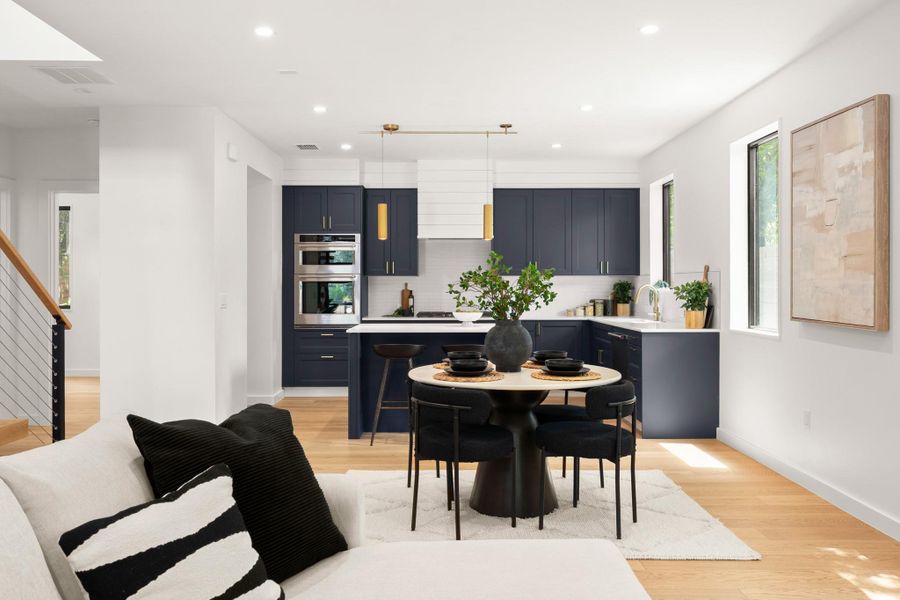 Furnished interior view inside a new home in , Austin (Image 9).
