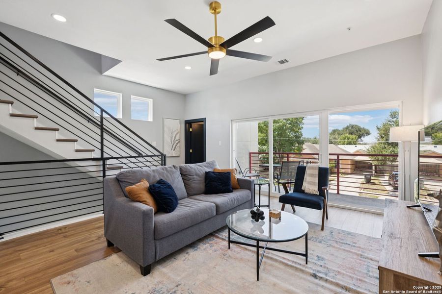 Furnished interior view inside a new home in , San Antonio (Image 26).