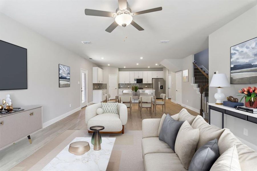 Photo is not of the actual home, but is an inspirational photo of builder’s model home and may depict options, furnishings, and/or decorator features that are not included.