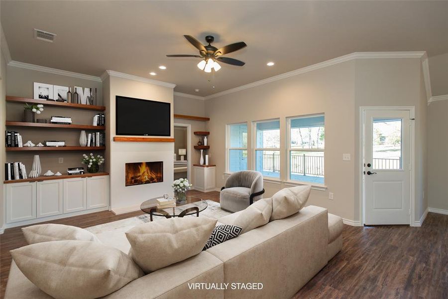 Furnished interior view inside a new home in , Mabank (Image 6).