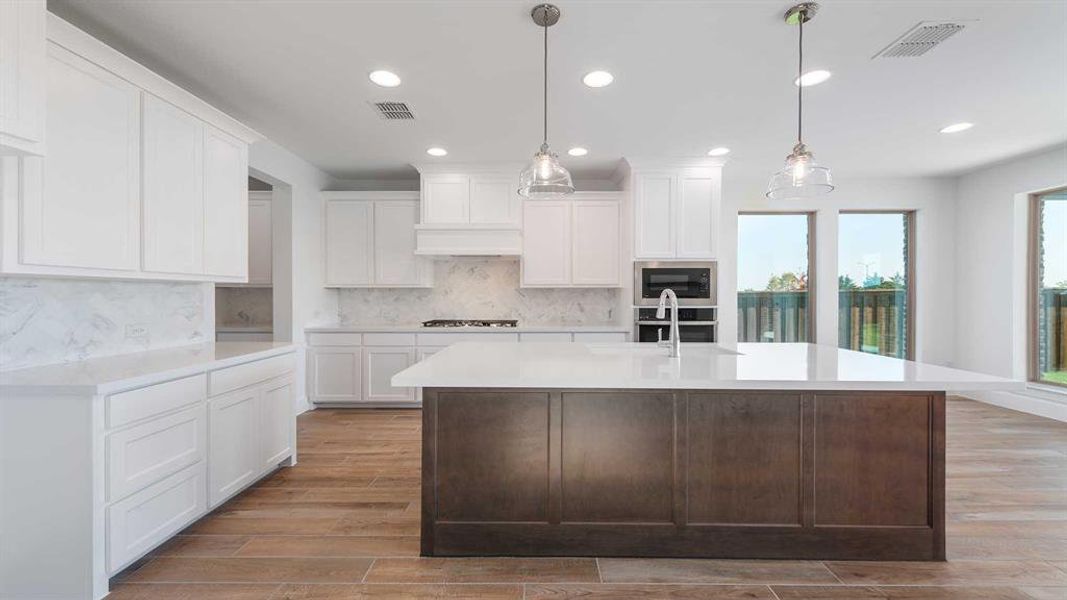 Furnished interior view inside a new home in Trinity Falls 60', McKinney (Image 10). Furnished interior view inside a new home in Trinity Falls 60', McKinney (Image 10).