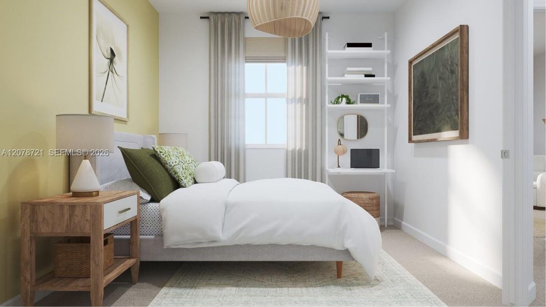 Furnished interior view inside a new home in Altamira, Homestead (Image 4).